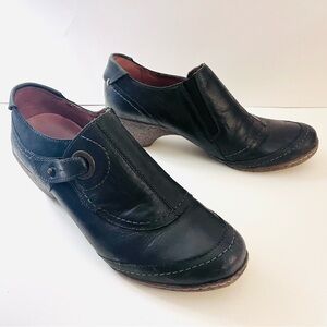 PIKOLINOS Black Leather Shoes